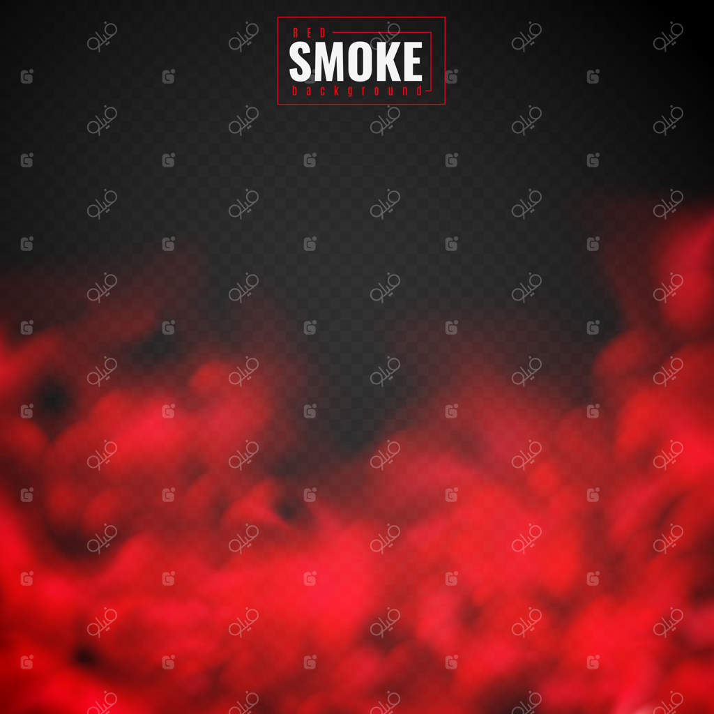زمینه دود قرمز
