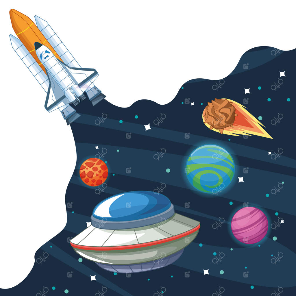 سفینه فضایی در کهکشان راه شیری