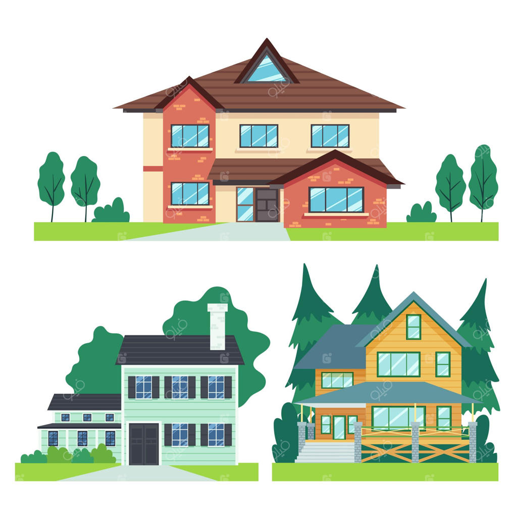 مجموعه‌ای از تصاویر خانه با طراحی تخت