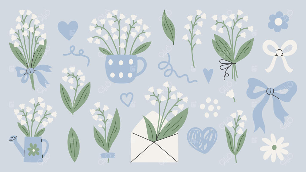 مجموعه گل‌های بهاری موگه