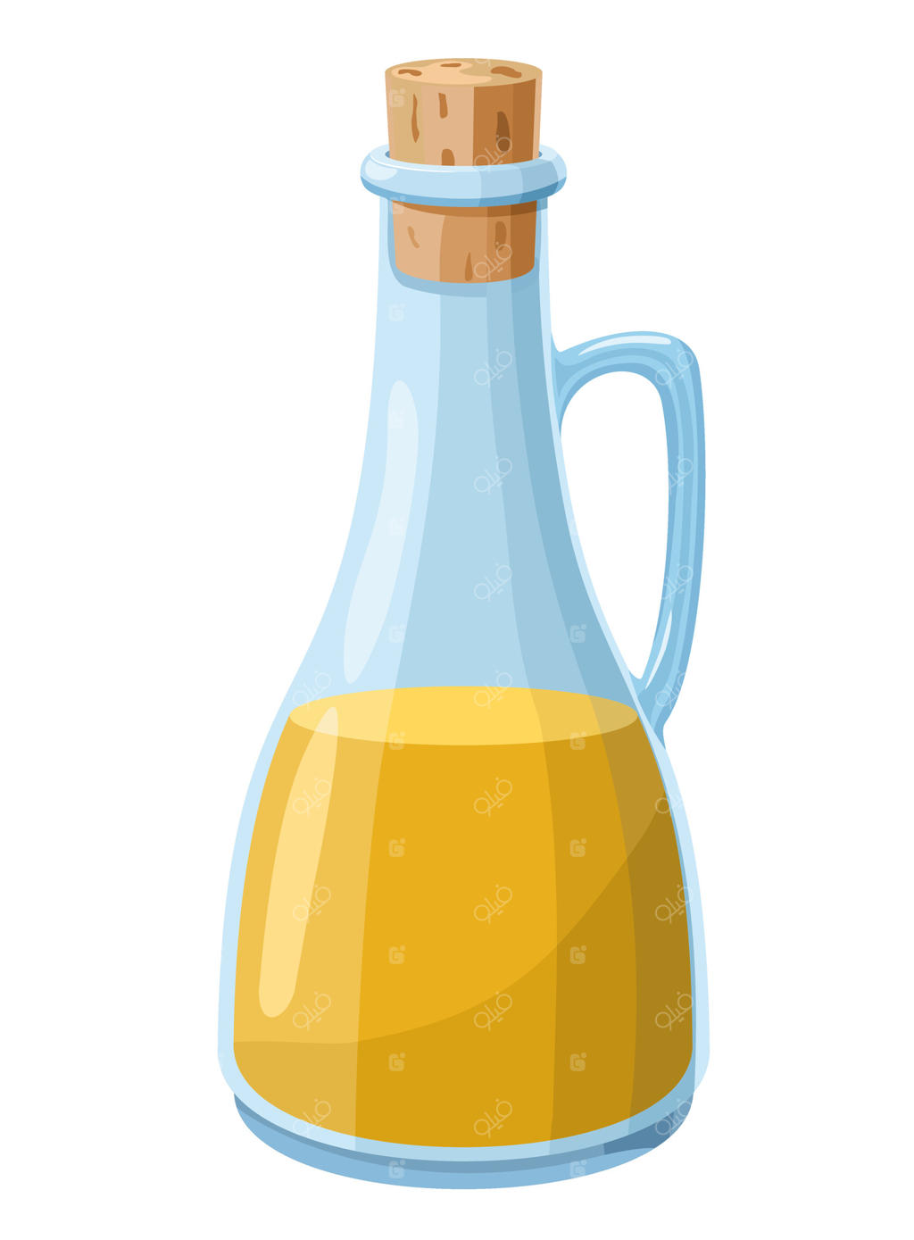 بطری‌های متنوع روغن‌های گیاهی: زیتون، آفتابگردان، ذرت، سویا