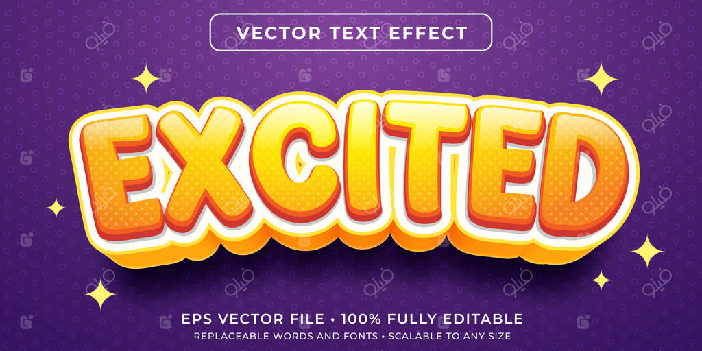 افکت متن قابل ویرایش - استایل متن هیجان‌انگیز