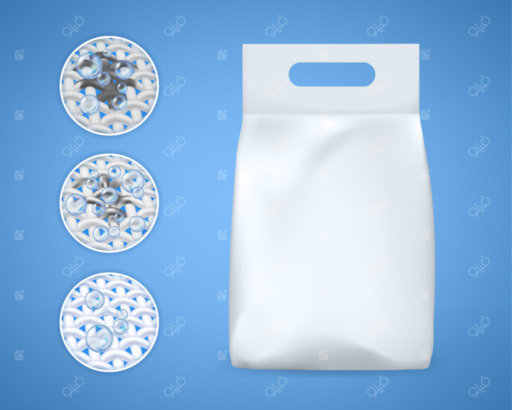 ماکت سه‌بعدی پودر یا مایع لباسشویی