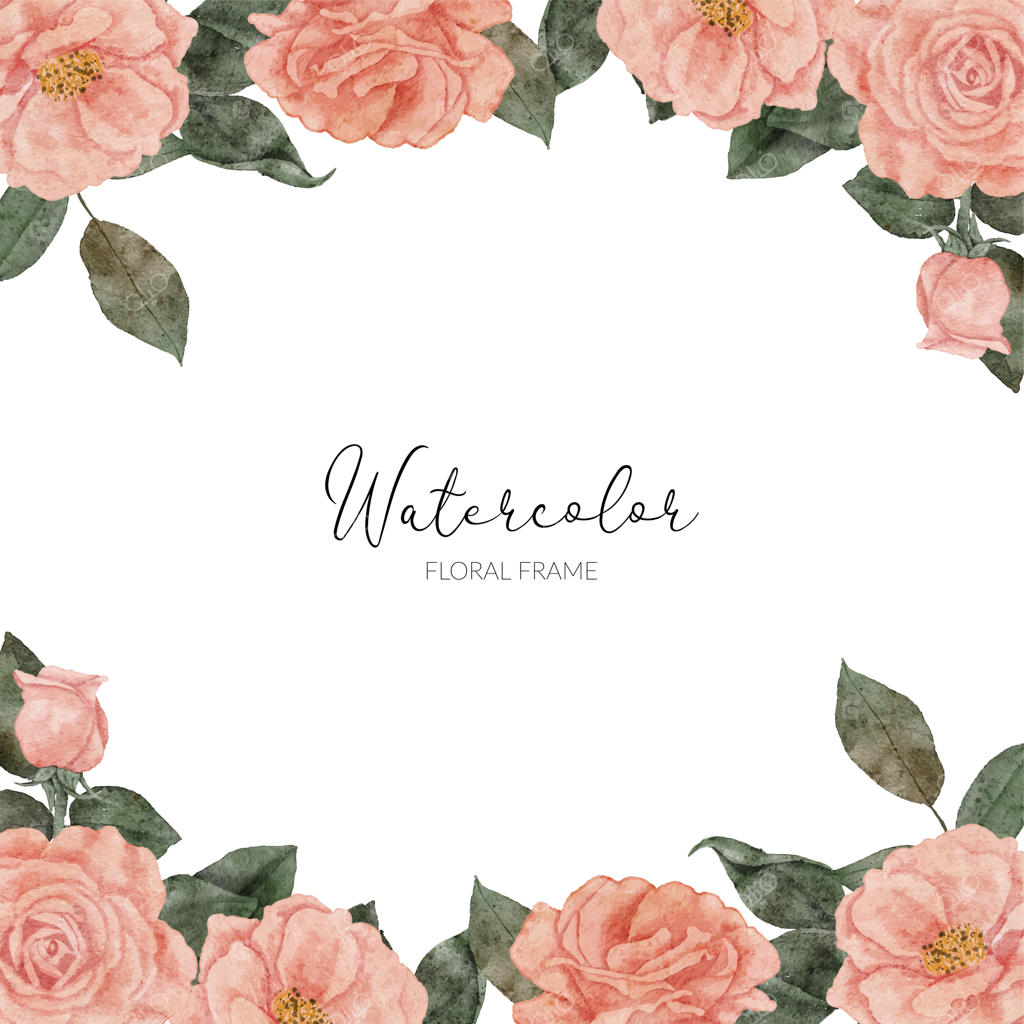 قاب دست‌ساز با طرح گل رز در سبک آبرنگی