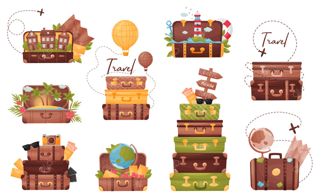 مجموعه چمدان با ویژگی‌های مسافر