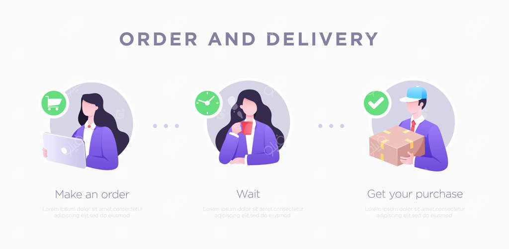 قالب اسلاید ارائه برای. مفهوم خرید همراه با تصویرسازی وکتور