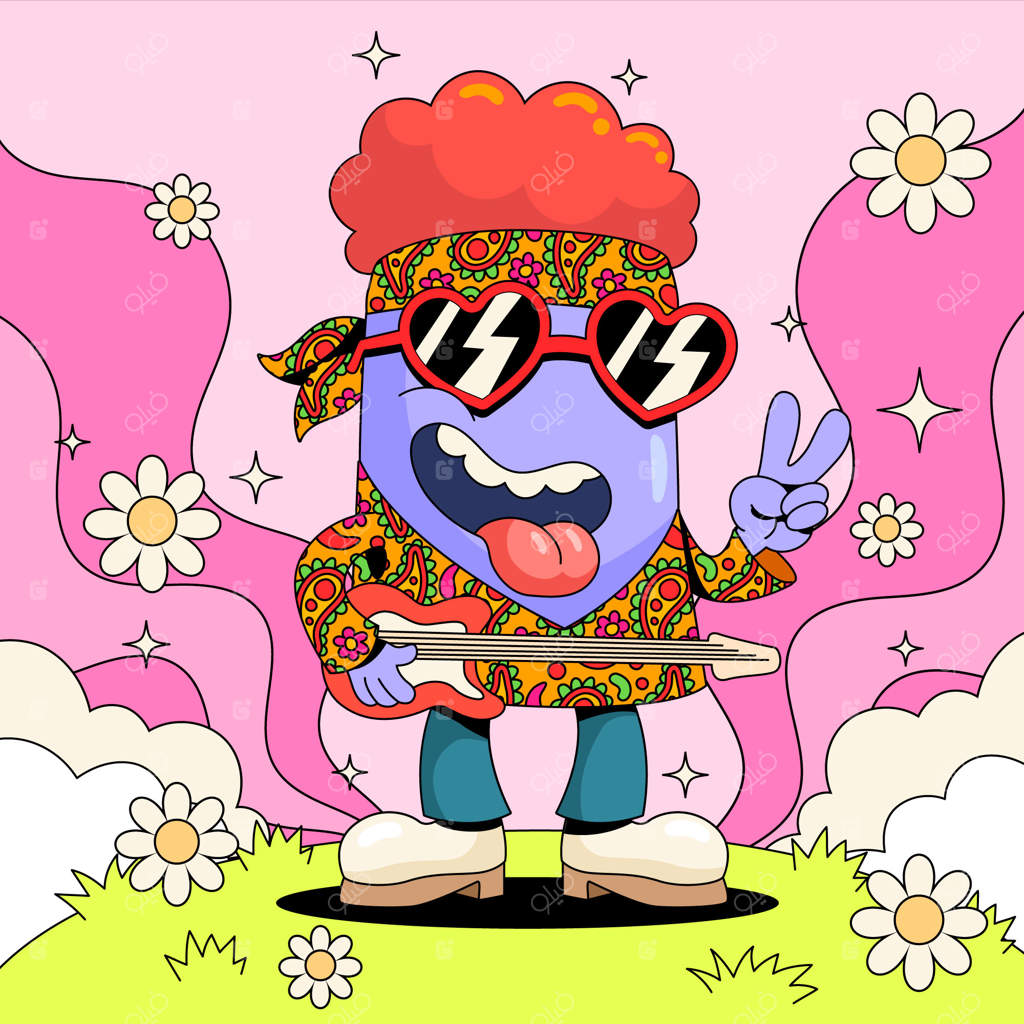 تصویرسازی دستی سبک دهه ۷۰ میلادی