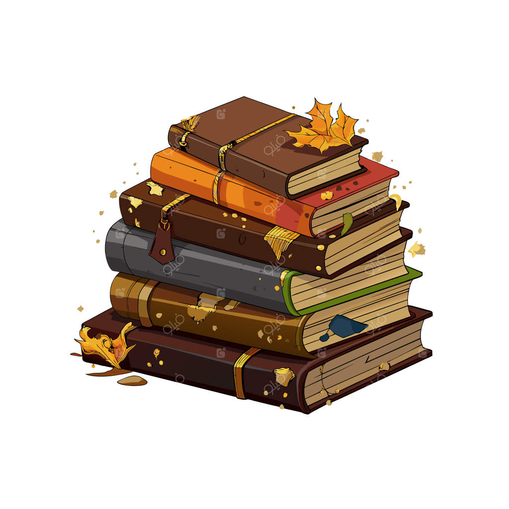 تعدادی کتاب با شماره ۳ روی آن‌ها