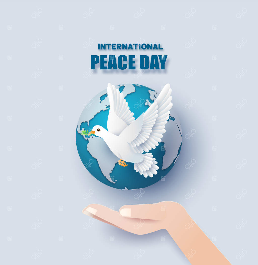 برش کاغذی روز جهانی صلح.