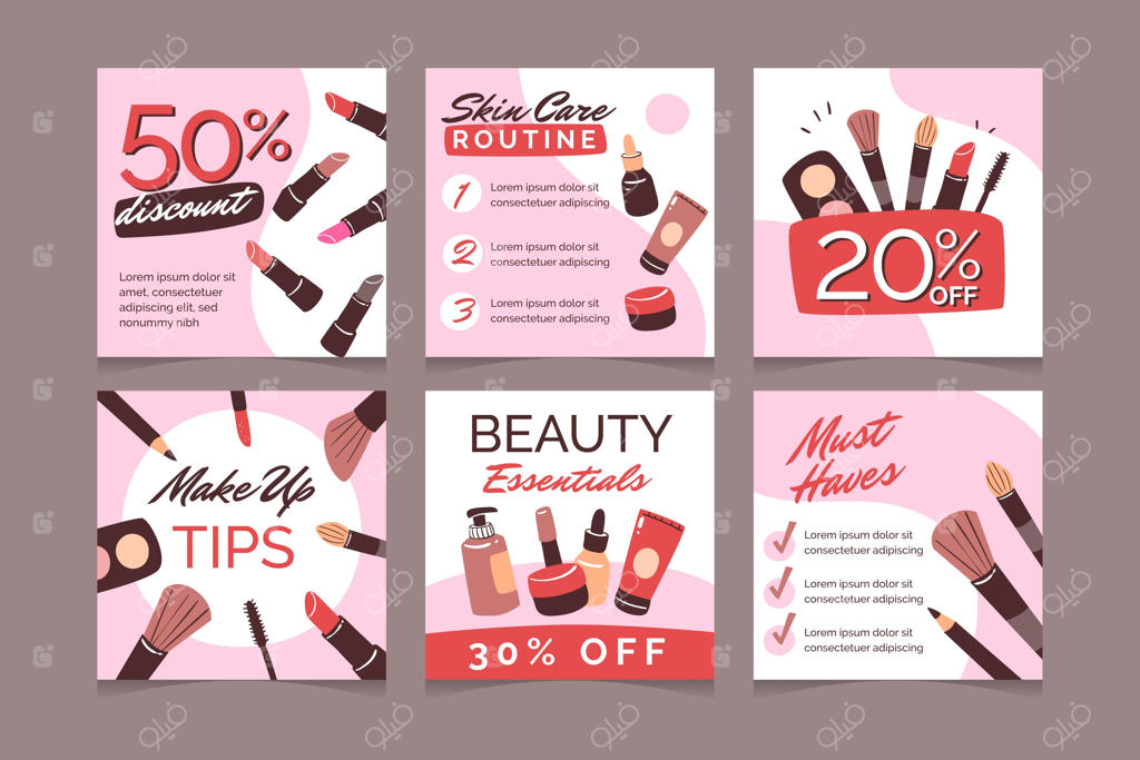 مجموعه پست‌های زیبای دستی برای اینستاگرام