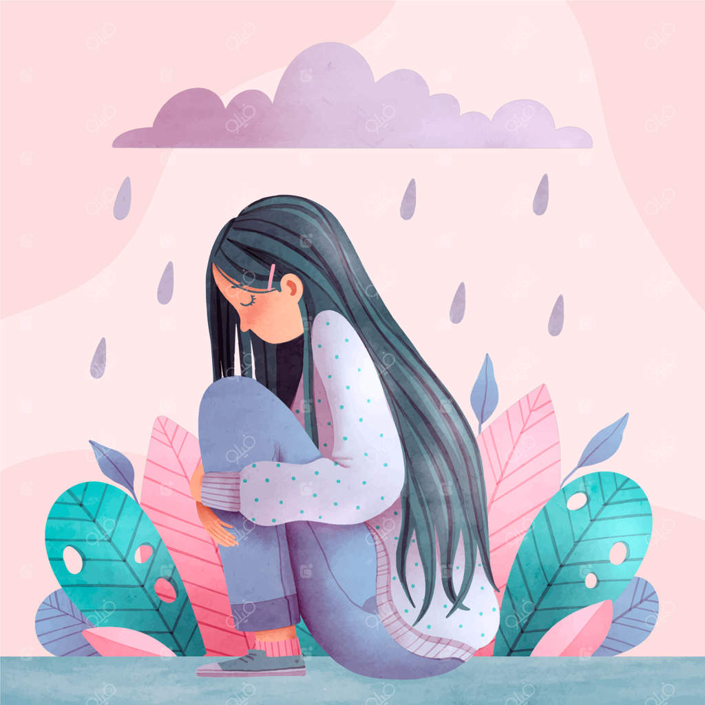 تصویرسازی روز جهانی سلامت روان با آبرنگ