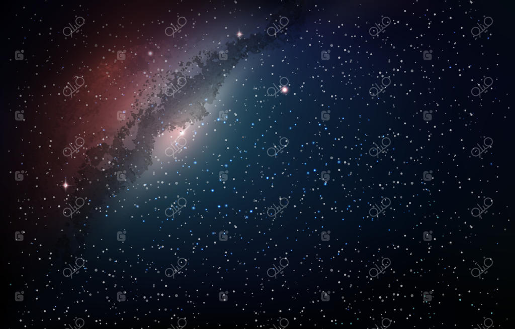 کهکشان راه شیری در پس‌زمینه آسمان شب