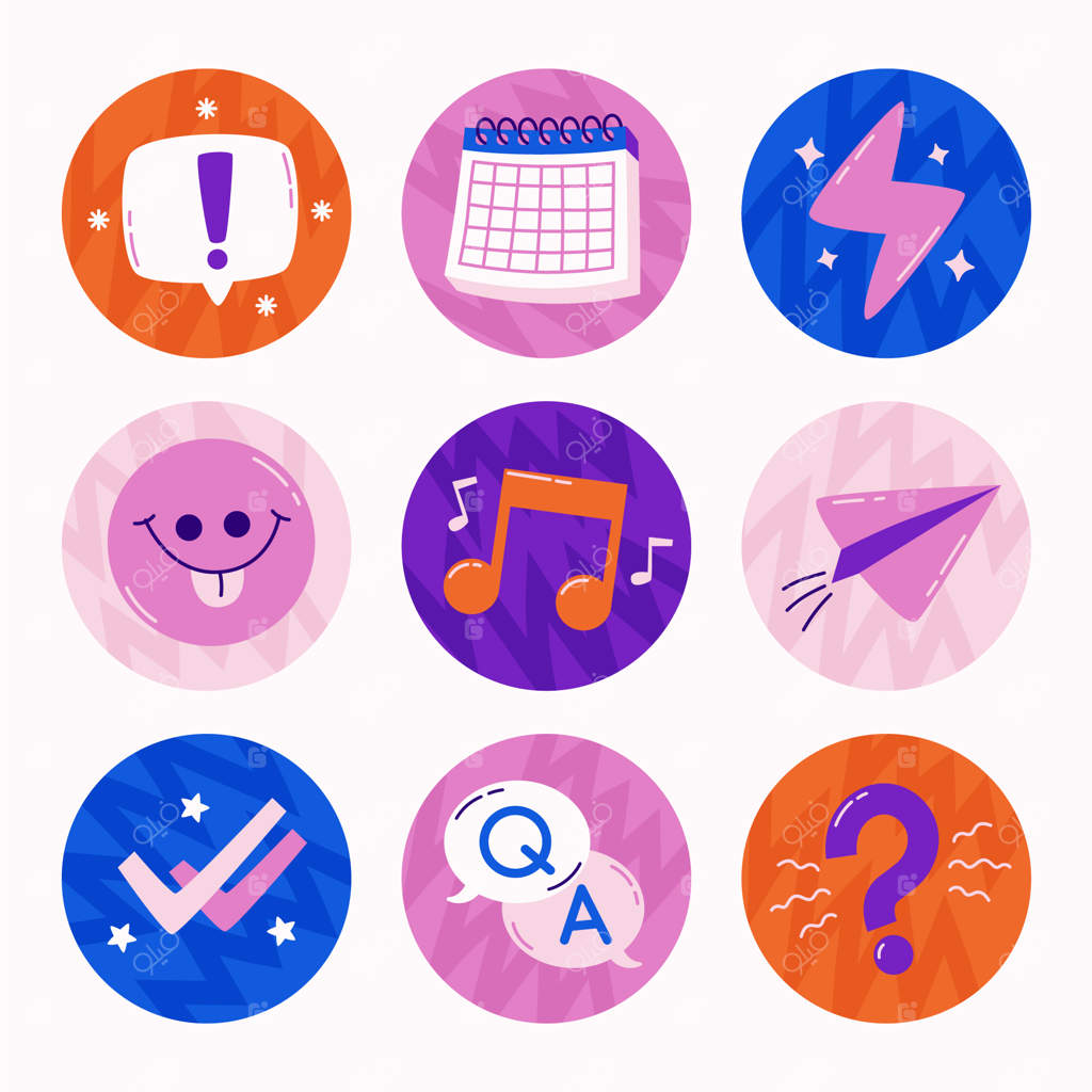 تصویرسازی فعالیت‌های استوری اینستاگرام به صورت دستی