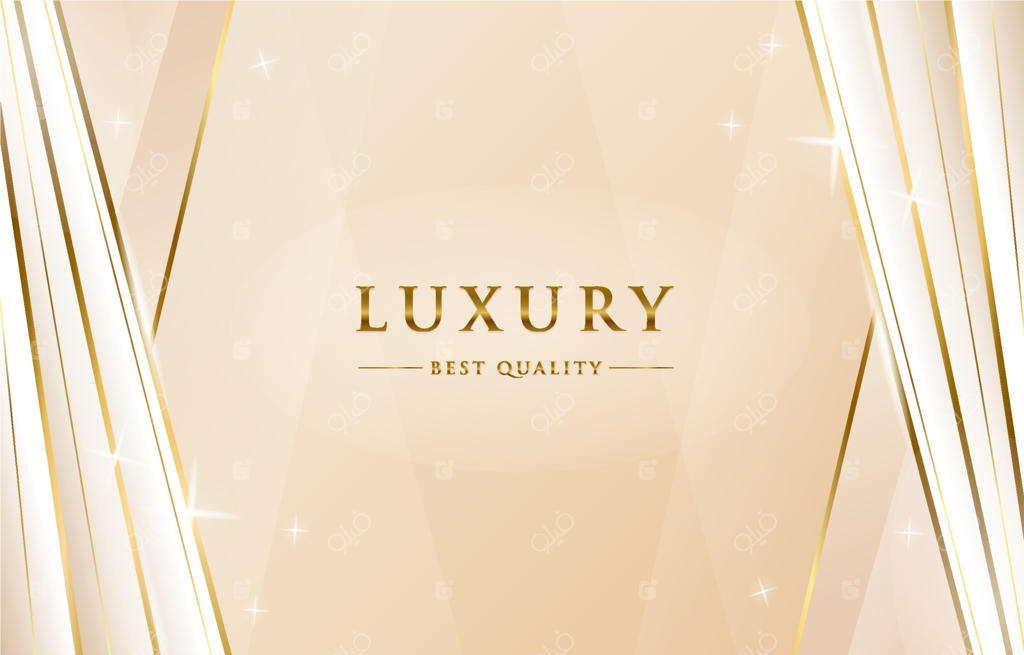 پس‌زمینه لاکچری بژ طلایی