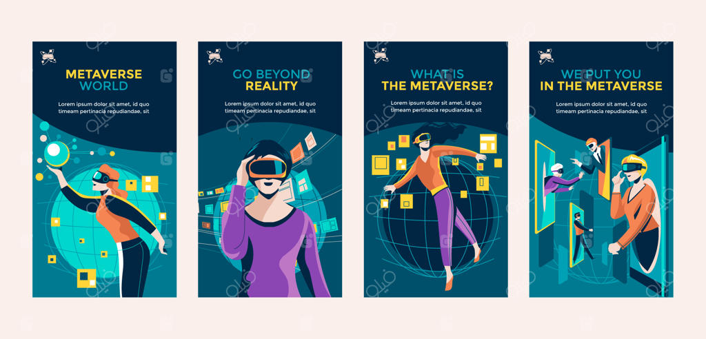 طراحی قالب متاورس با دست