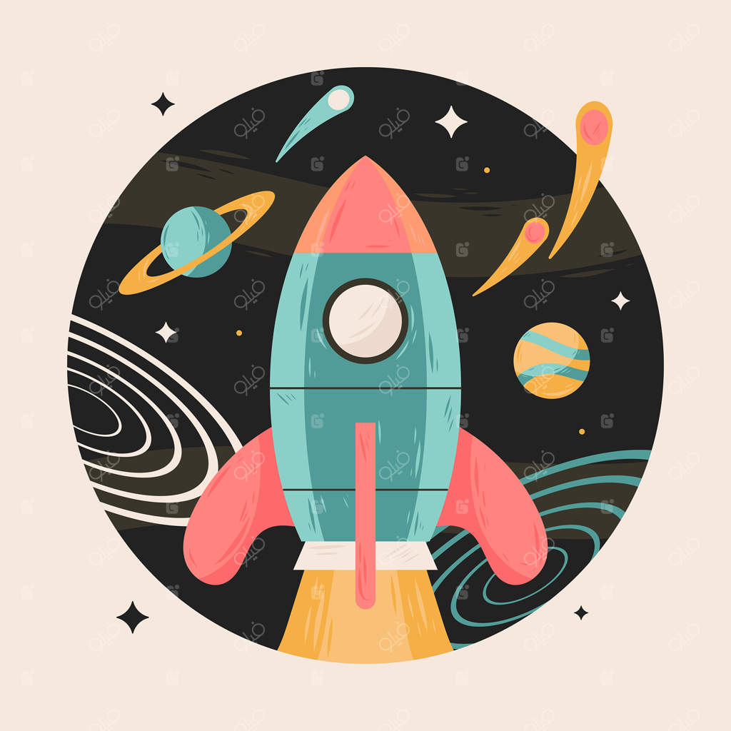 تصویرسازی ساده برای روز ملی علم