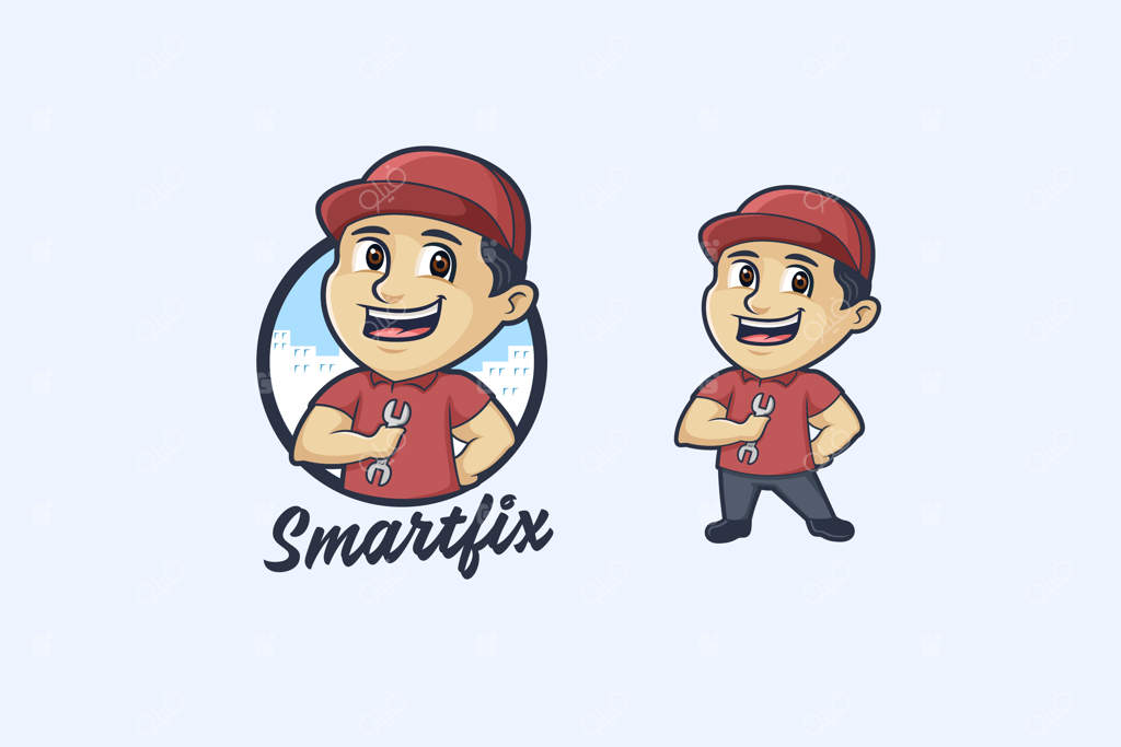 لوگوی کارتونی مکانیک