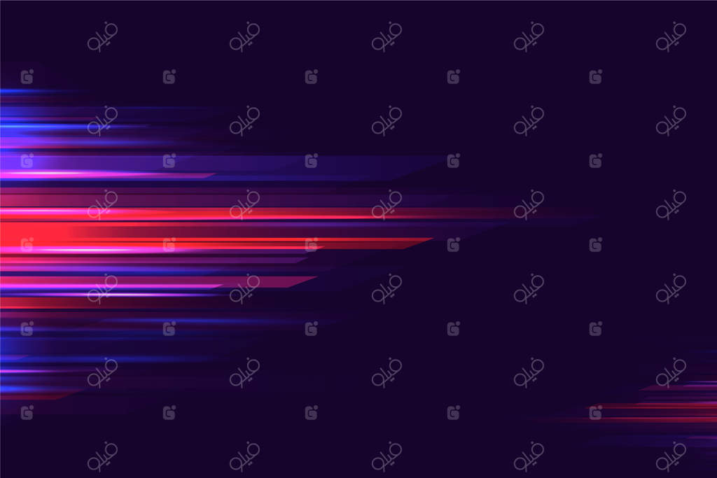 پس‌زمینه چراغ‌های نئونی