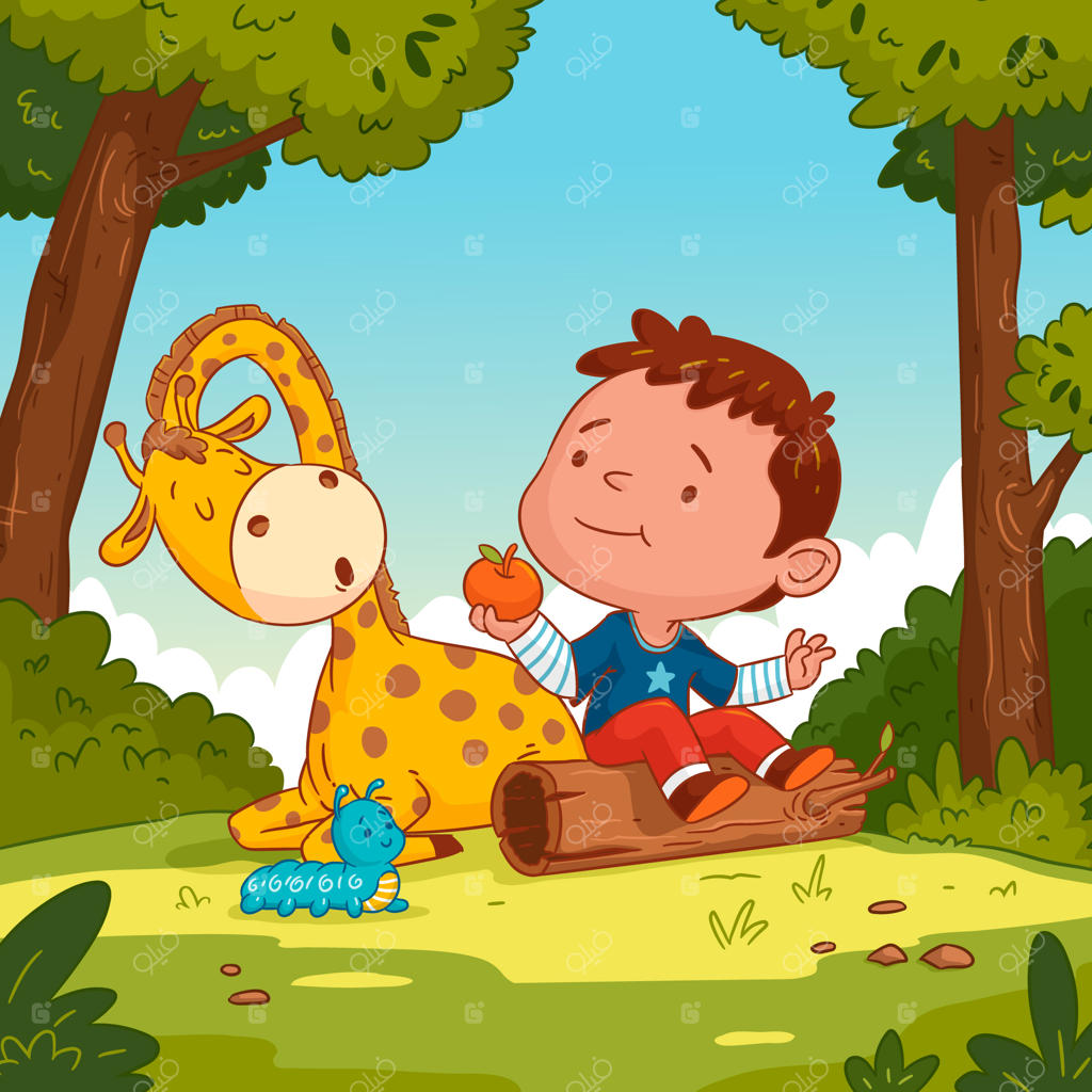 تصویرسازی دستی کتاب کودک