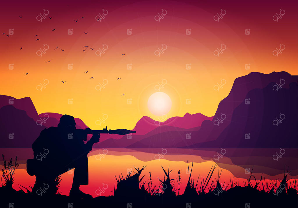 وکتور رایگان سرباز با RPG