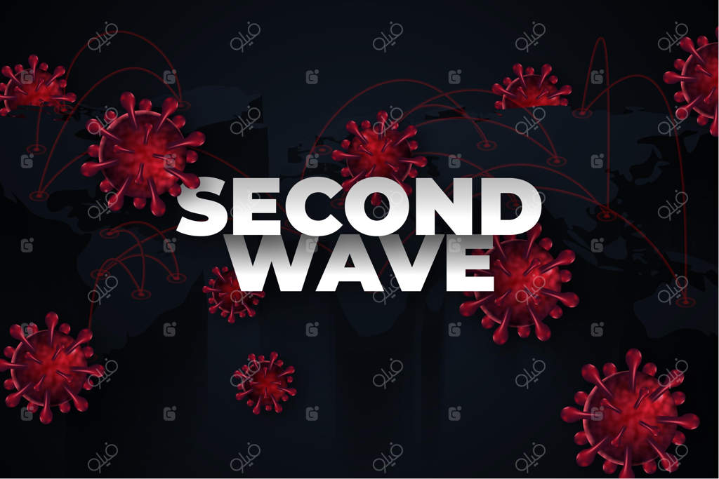 استایل پس‌زمینه موج دوم ویروس کرونا