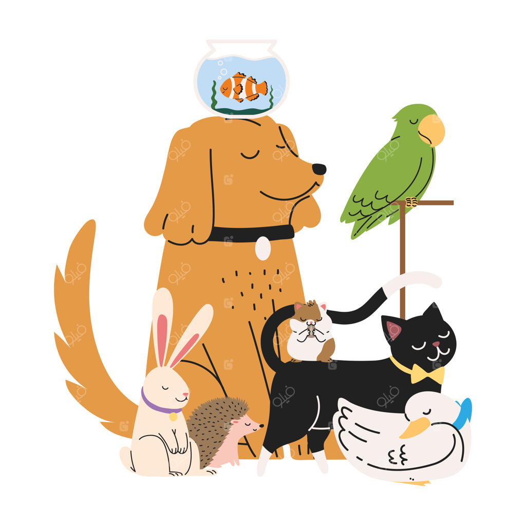 حیوانات خانگی دوست‌داشتنی