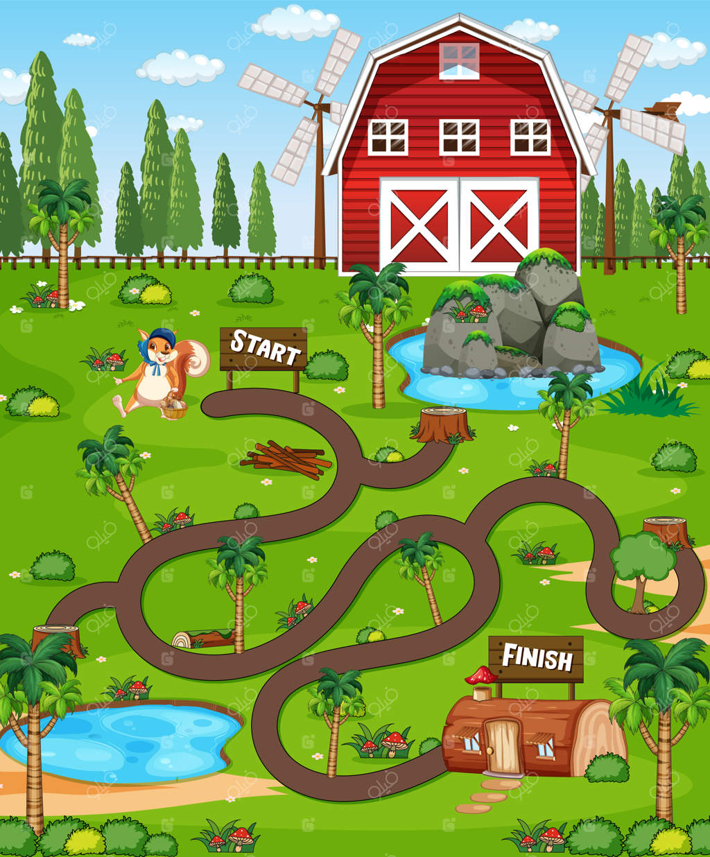 قالب بازی رومیزی مزرعه