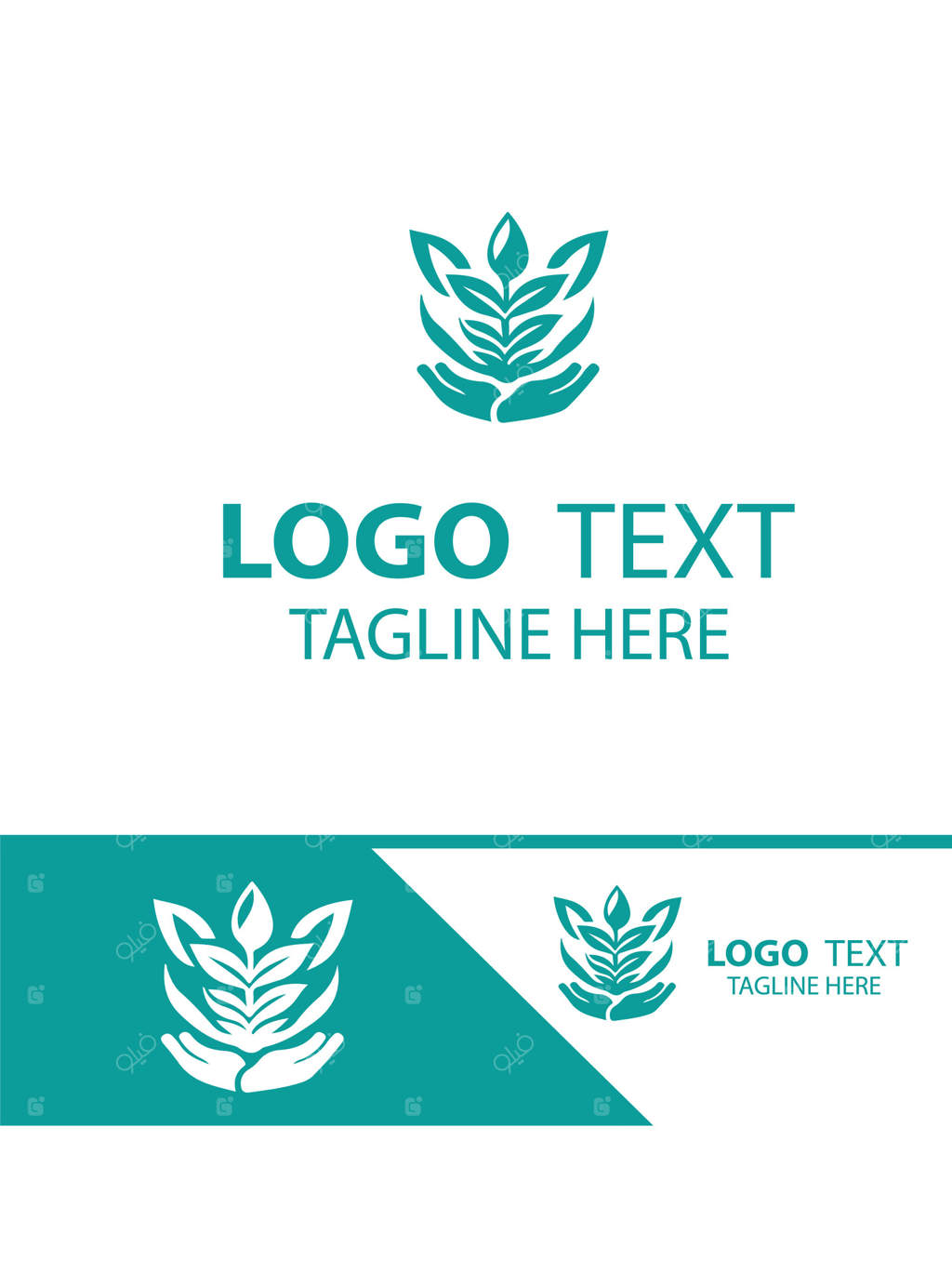 لوگوی باغبانی شکوه باغ