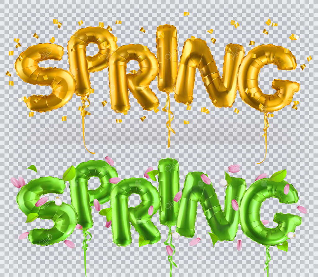 بادکنک‌های طلایی اسباب‌بازی: نماد بهار