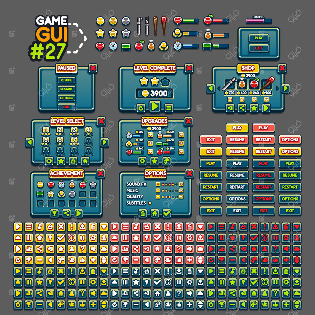 رابط کاربری بازی