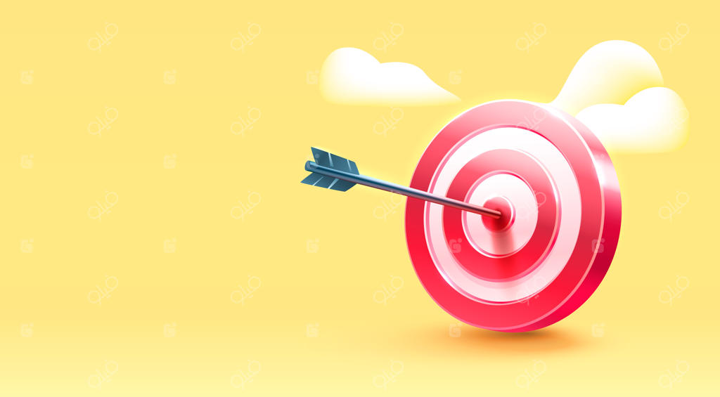 آیکون وکتور سه‌بعدی کسب‌وکار برای بنر صفحه فرود تارگت