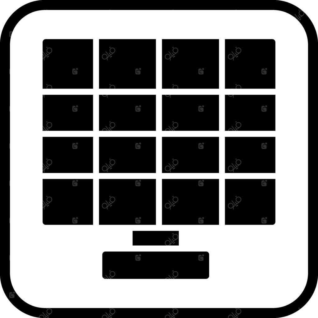 نماد برداری پنل خورشیدی ۲