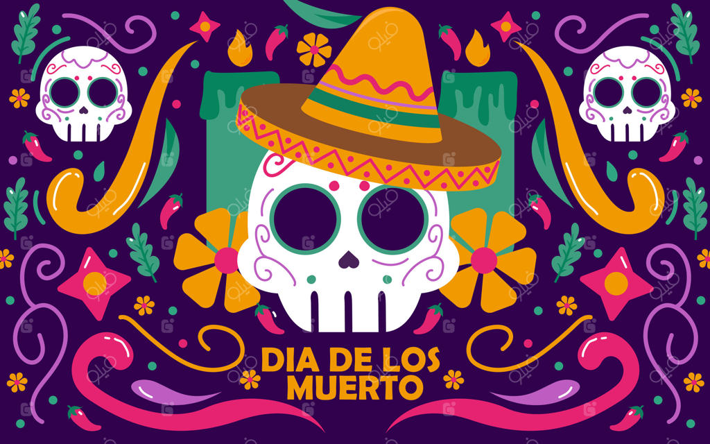 دیاد لوس مورّتوس: جشن زندگی و مرگ به سبک حرفه‌ای وکتور