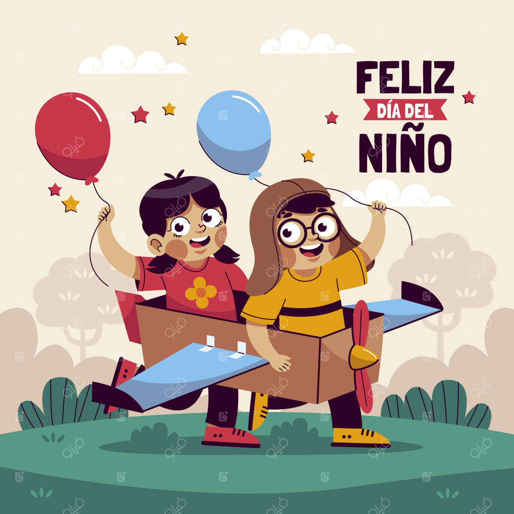 تصویری برای روز کودک به زبان اسپانیایی