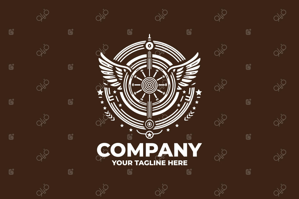 لوگوی قدیمی چرخ با بال‌ها