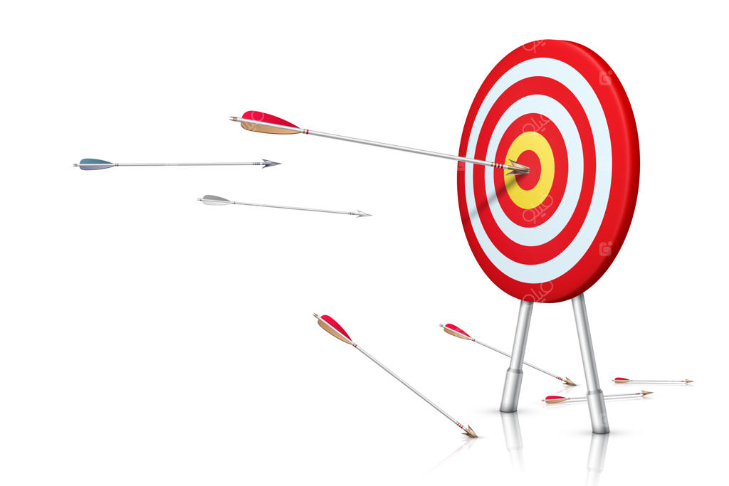 راه موفقیت در پس‌زمینه سفید