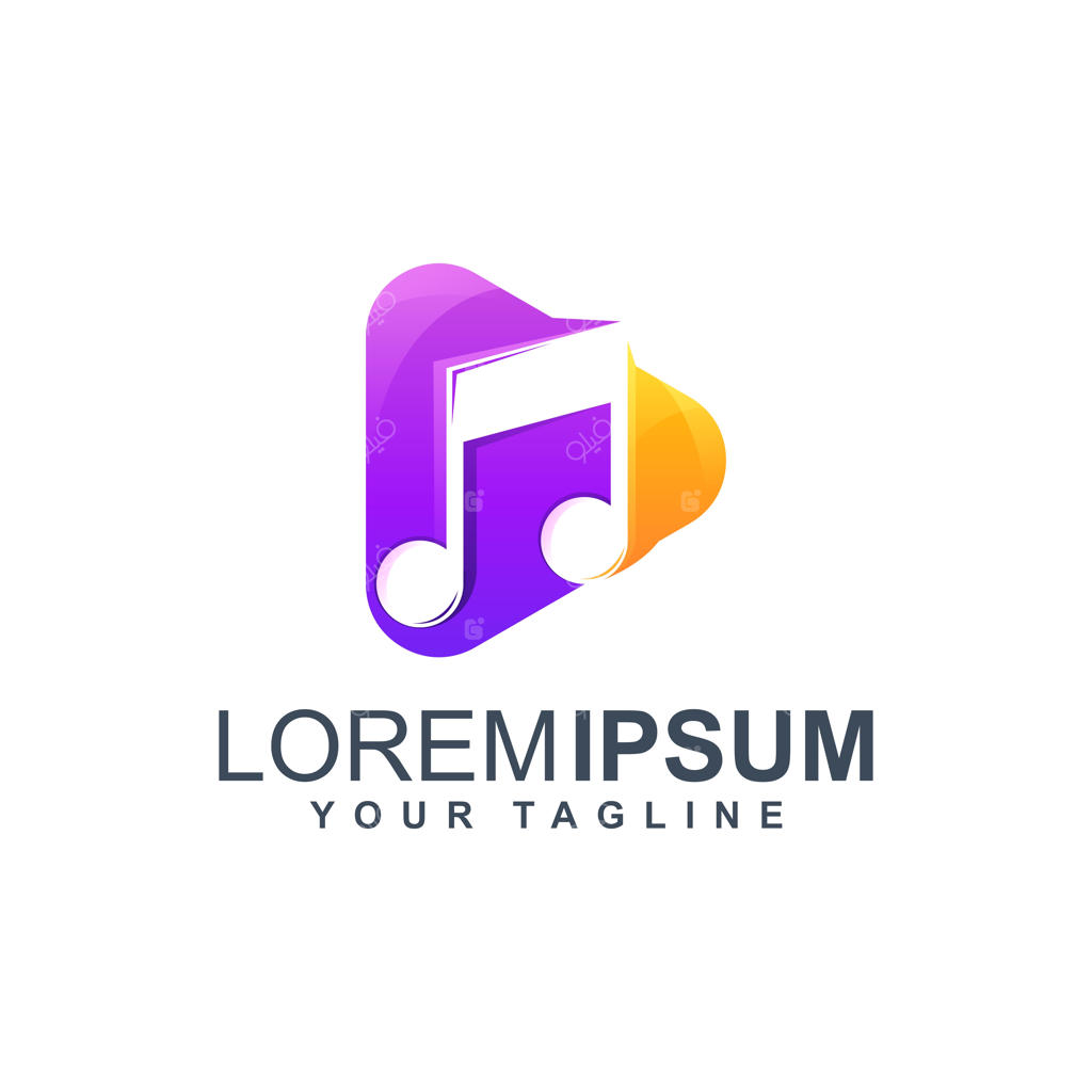 لوگوی موسیقی پخش کنید