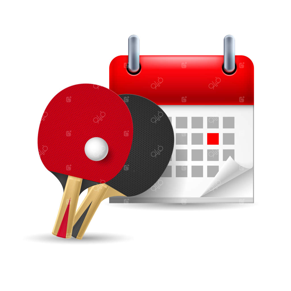 راکت‌های پینگ پنگ و تقویم