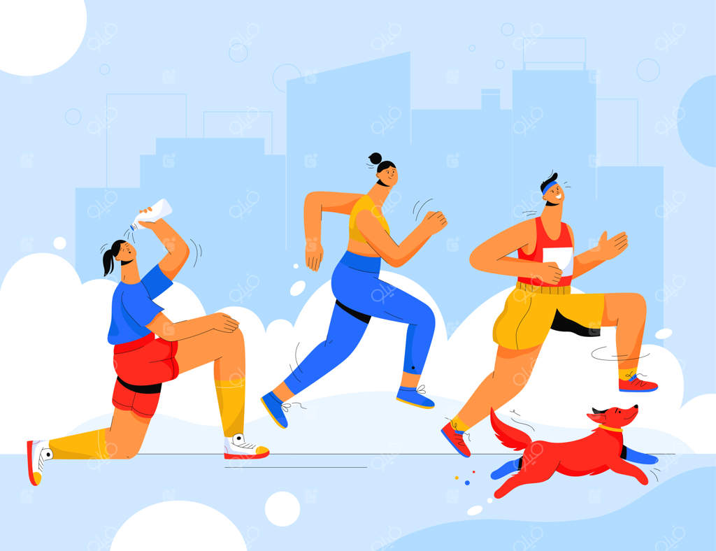 مسابقه دو ماراتن مردان و زنان