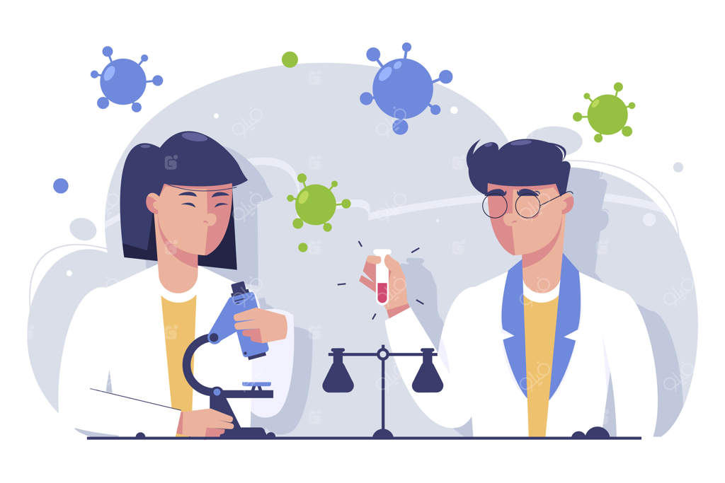 دانشمندان در حال تحقیق