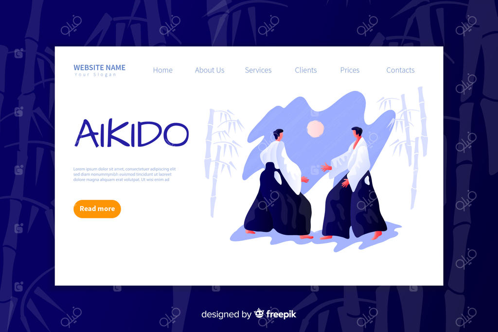 قالب صفحه فرود ورزشی مدرن