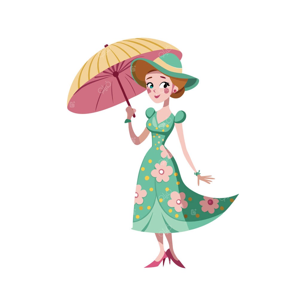 نمایش مد شیک برای مهمانی باغ