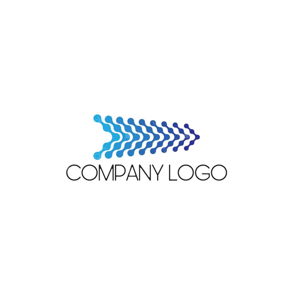 مفهوم آرم پیکان گرادیان