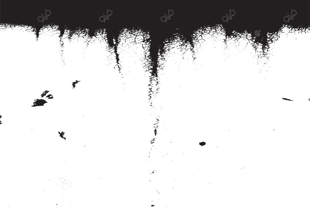 پس‌زمینه بافت ترک‌خورده و رنگ چکه‌کرده به سبک گرنج