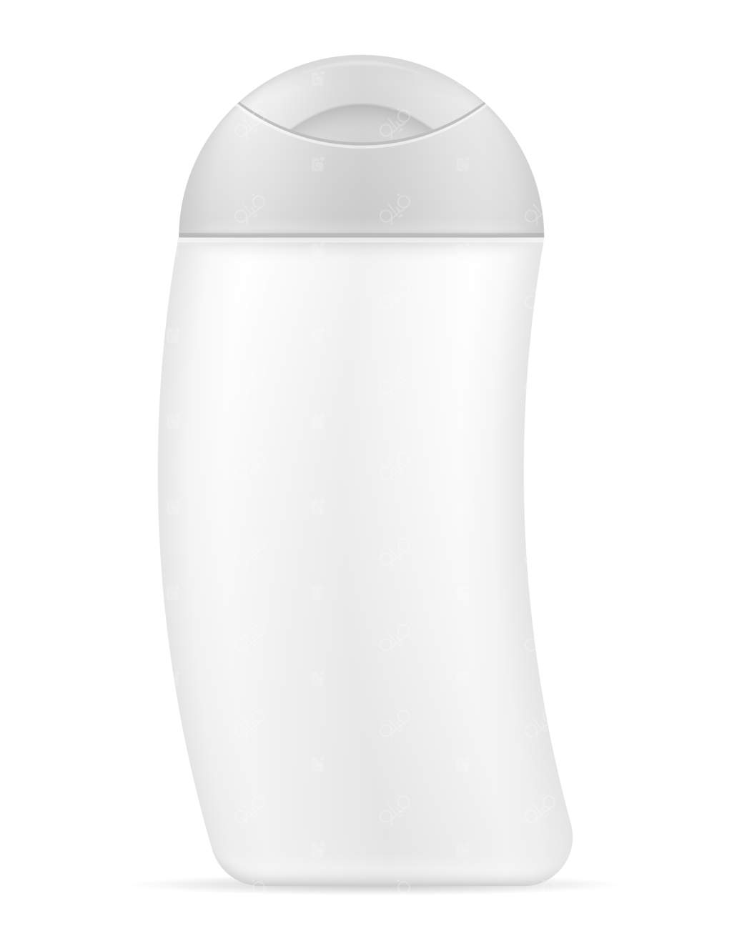 شامپو در بطری پلاستیکی برای شستن مو - قالب خالی