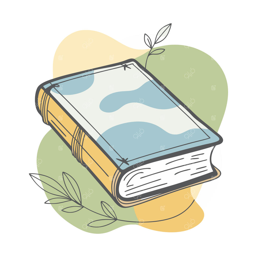 طرح وکتور موکاپ کتاب