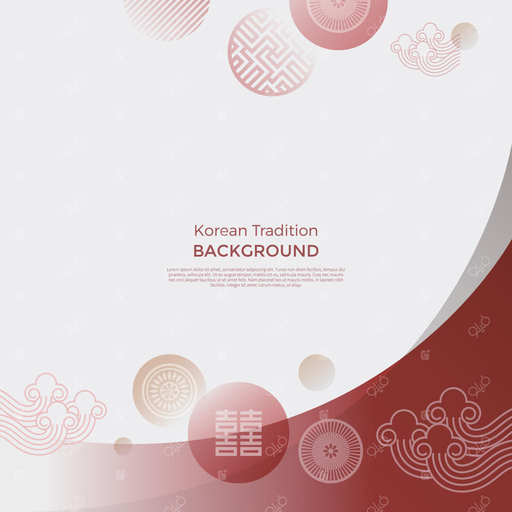 پس‌زمینه و بنر سنتی کره‌ای