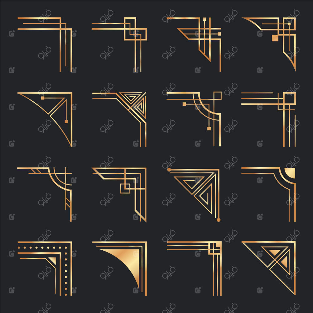 گوشه‌های سبک آرت دکو