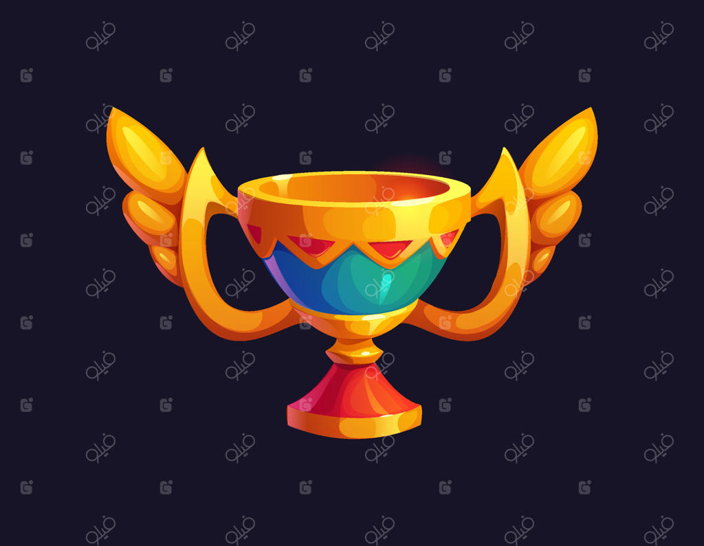 جام یا غنیمت طلایی مصری باستانی بالدار