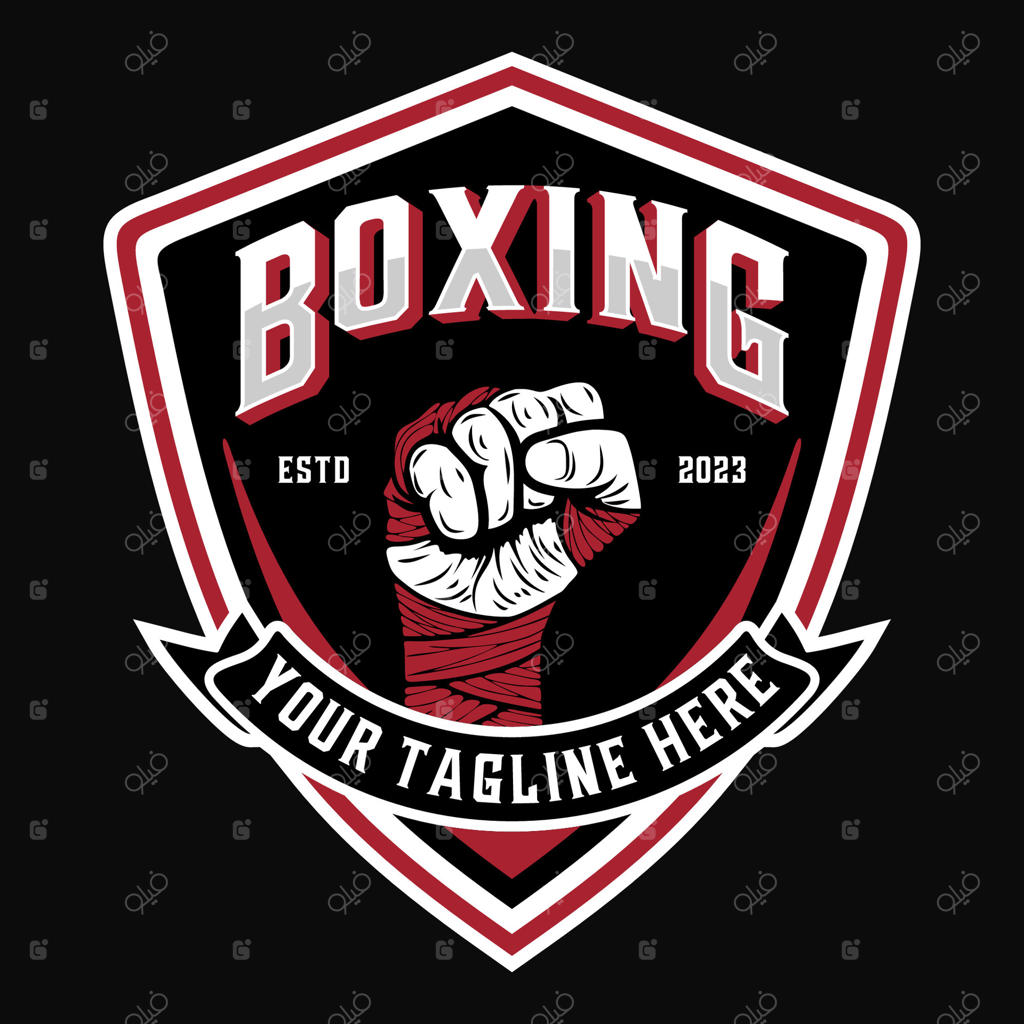 لوگوی بوکس: سپری به سبک وینتیج، مناسب برای بوکس